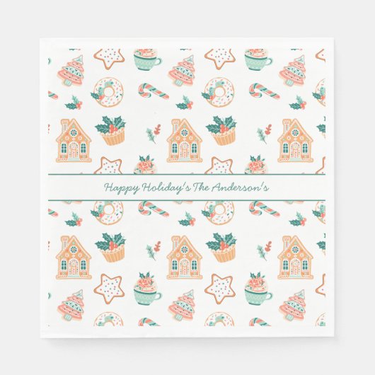 Weihnachtsfeier Serviette (Vorderseite)