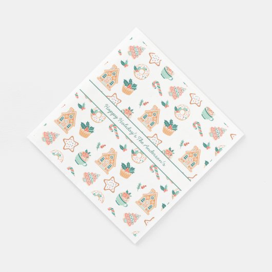 Weihnachtsfeier Serviette (Ecke)