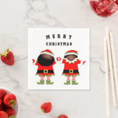 Weihnachtsfeier Serviette (Beispiel)