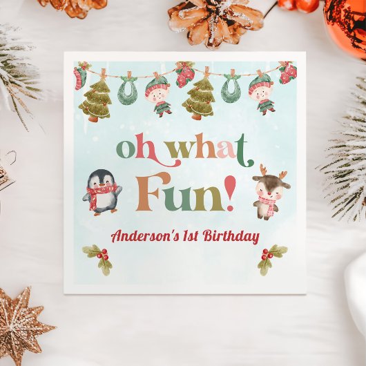 Weihnachtsfeier Serviette