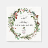 Weihnachtsfeier Serviette (Vorderseite)