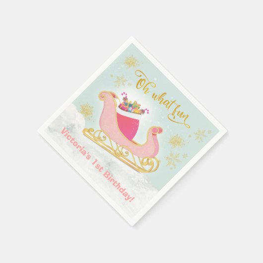 Weihnachtsfeier Serviette (Ecke)