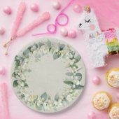 Weihnachtsfeier Snowberry Pappteller (Party)