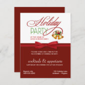 Weihnachtsfeier Stilvolle Einladungen (Vorne/Hinten)