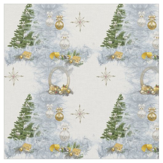 Weihnachtsfeier Stoff (Nahaufnahme)