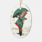 Weihnachtsfeier Süsse Keramik Ornament (Links)