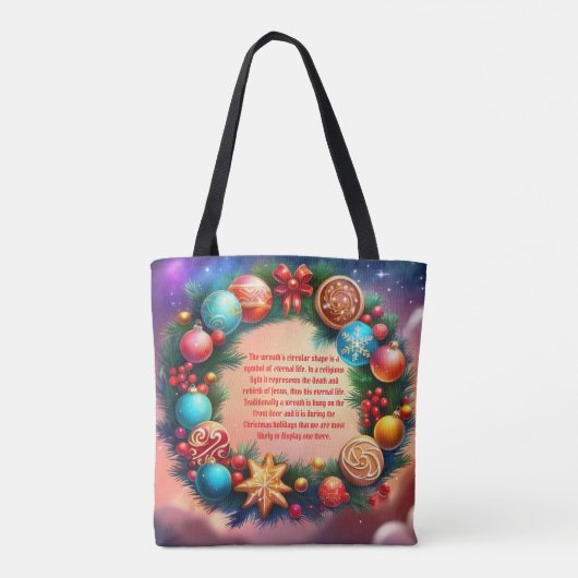 Weihnachtsfeier Tasche (Rückseite)