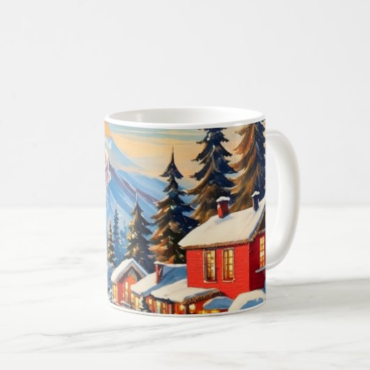 Weihnachtsfeier Tasse (VorderseiteRechts)