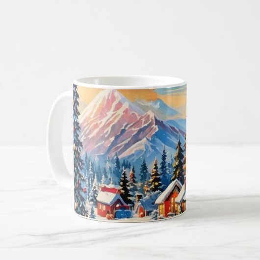 Weihnachtsfeier Tasse (Vorderseite Links)