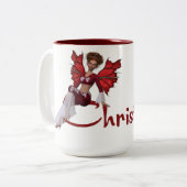 Weihnachtsfeier - Tasse (Vorderseite Links)