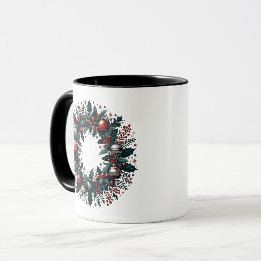 Weihnachtsfeier Tasse (Vorderseite Links)