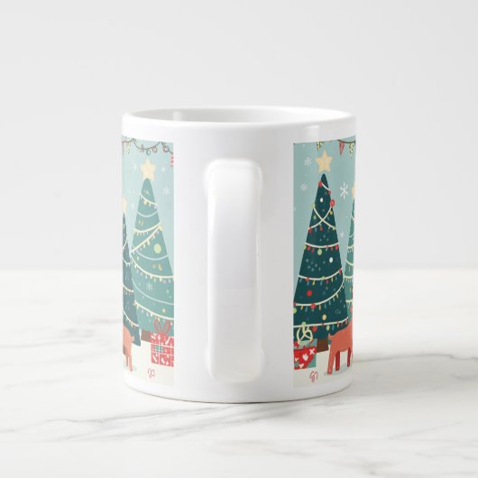 Weihnachtsfeier Tasse (Rückseite)