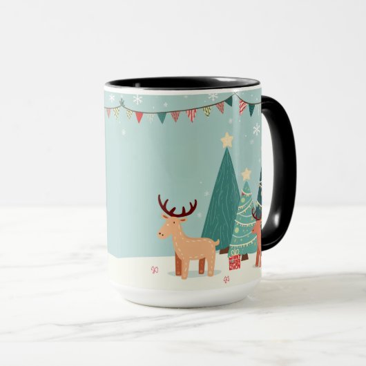 Weihnachtsfeier Tasse (VorderseiteRechts)