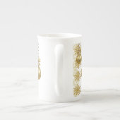 Weihnachtsfeier Tasse, Goldbuden Porzellantasse (Rückseite)