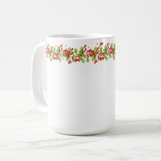 Weihnachtsfeier Tasse Tasse (Vorderseite Links)