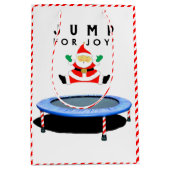 Weihnachtsfeier Trampolin Mittlere Geschenktüte (Vorderseite)