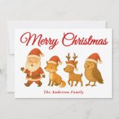 Weihnachtsfeier und Rentierfeier Weihnachten (Vorderseite)