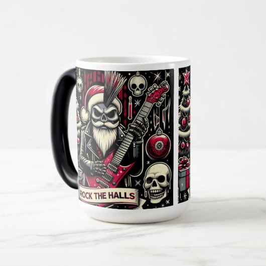 Weihnachtsfeier Verwandlungstasse (Vorderseite Links)