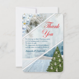 Weihnachtsfeier Vielen Dank Dankeskarte