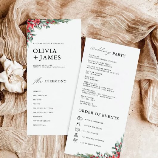 Weihnachtsfeier Vorlage des Programms