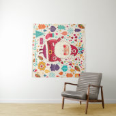 Weihnachtsfeier Wandteppich (Beispiel (Horizontal))