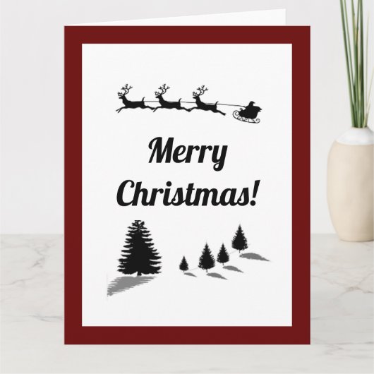 Weihnachtsfeier Weihnachten Weihnachten Weihnachte Karte (Vorderseite)