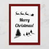 Weihnachtsfeier Weihnachten Weihnachten Weihnachte Postkarte (Vorderseite)