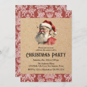 Weihnachtsfeier Weihnachten Weihnachtsfeier Einladung (Vorne/Hinten)