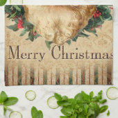 Weihnachtsfeier Weihnachten Weihnachtsfeiertag Geschirrtuch (Gefaltet)