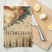 Weihnachtsfeier Weihnachten Weihnachtsfeiertag Geschirrtuch (Viertel Falte)