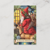 Weihnachtsfeier Weihnachten Weihnachtsfeiertag Visitenkarte (Vorderseite)