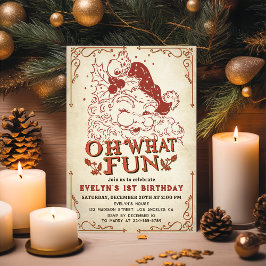 Weihnachtsfeier Weihnachten Weihnachtsmann Geburts Einladung