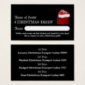 Weihnachtsfeier, Weihnachts-Party Raffle Tickets (Vorne & Hinten)