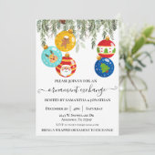 Weihnachtsfeier Weihnachtsaustausch Einladung (Stehend Vorderseite)