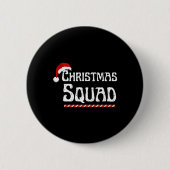 Weihnachtsfeier Weihnachtsfamilie Matching Pajamas Button (Vorderseite)