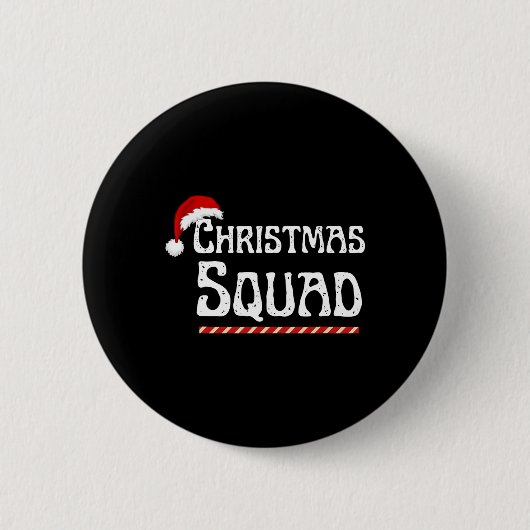 Weihnachtsfeier Weihnachtsfamilie Matching Pajamas Button (Vorderseite)