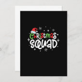 Weihnachtsfeier Weihnachtsfamilie Matching Pajamas Einladung (Vorne/Hinten)