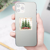 Weihnachtsfeier Weihnachtsfeier Briefmarke Aufkleber (Telefon)