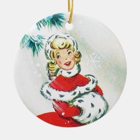 Weihnachtsfeier Weihnachtsfeier Keramik Ornament (Vorne)