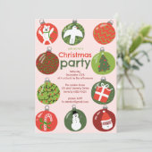 Weihnachtsfeier Weihnachtsfeier nach Maß Einladung (Stehend Vorderseite)