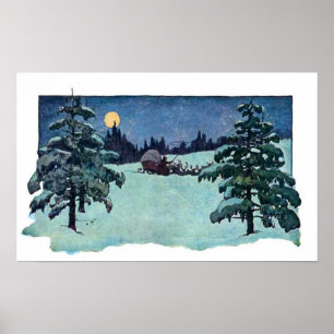 Weihnachtsfeier Weihnachtsfeier Weihnachtsmann Poster