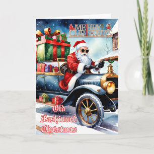 Weihnachtsfeier Weihnachtsmann Feiertagskarte