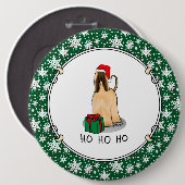 Weihnachtsfeier Weihnachtsmannmütze Afghanischer H Button (Vorne & Hinten)