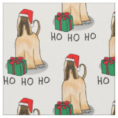 Weihnachtsfeier Weihnachtsmannmütze Afghanischer H Stoff (Nahaufnahme)