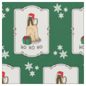 Weihnachtsfeier Weihnachtsmannmütze Afghanischer H Stoff (Nahaufnahme)