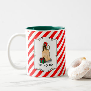 Weihnachtsfeier Weihnachtsmannmütze Afghanischer H Zweifarbige Tasse