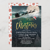 Weihnachtsfeier Weihnachtsmannmütze Rentier Sleigh (Vorne/Hinten)