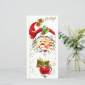 Weihnachtsfeier Weihnachtsvorlesung Feiertagskarte (Stehend Vorderseite)