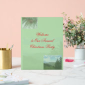 Weihnachtsfeier Willkommensschild Acrylschild (Hochzeit)