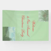 Weihnachtsfeier Willkommensschild Banner (Horizontal)